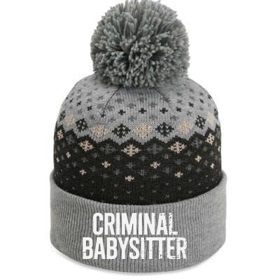 Correctional Officer Criminal Babysitter Corrections The Baniff Cuffed Pom Beanie