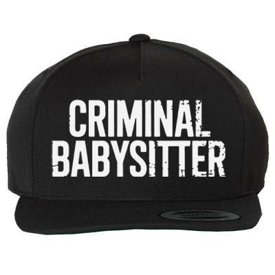 Correctional Officer Criminal Babysitter Corrections Wool Snapback Cap