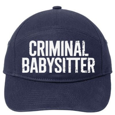 Correctional Officer Criminal Babysitter Corrections 7-Panel Snapback Hat