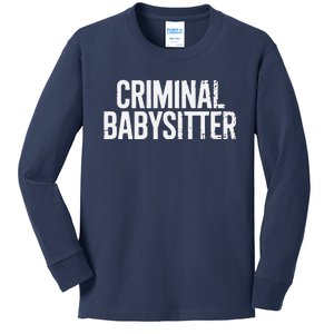 Correctional Officer Criminal Babysitter Corrections Kids Long Sleeve Shirt