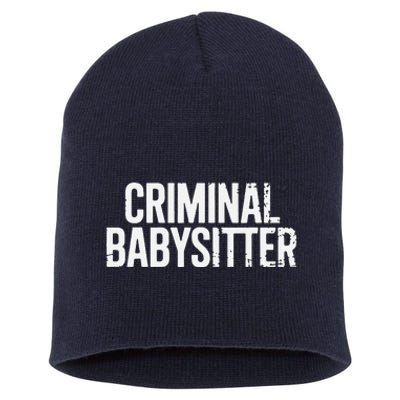 Correctional Officer Criminal Babysitter Corrections Short Acrylic Beanie