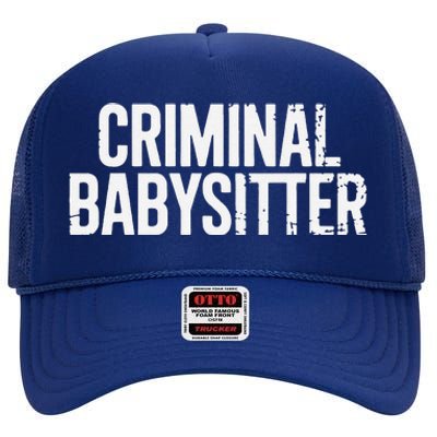 Correctional Officer Criminal Babysitter Corrections High Crown Mesh Back Trucker Hat