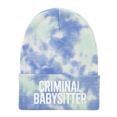 Correctional Officer Criminal Babysitter Corrections Tie Dye 12in Knit Beanie