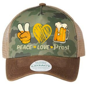 Cute Oktoberfest Costume Peace Love Prost Prost Oktoberfest Legacy Tie Dye Trucker Hat