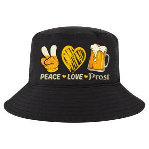 Cute Oktoberfest Costume Peace Love Prost Prost Oktoberfest Cool Comfort Performance Bucket Hat