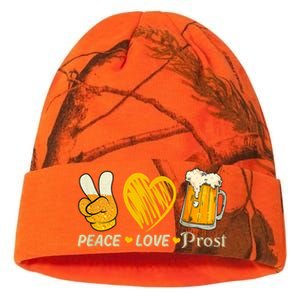 Cute Oktoberfest Costume Peace Love Prost Prost Oktoberfest Kati Licensed 12" Camo Beanie