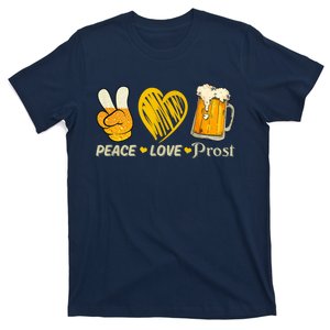 Cute Oktoberfest Costume Peace Love Prost Prost Oktoberfest T-Shirt