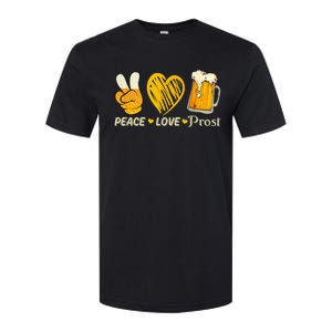 Cute Oktoberfest Costume Peace Love Prost Prost Oktoberfest Softstyle CVC T-Shirt