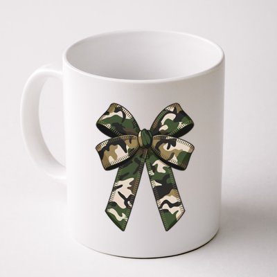 Camouflage Old Camo Bow Camo Coquette Bow Hunting Girl Women Coffee Mug