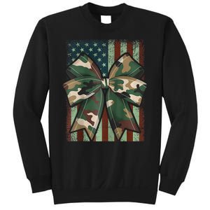 Camouflage Old Camo Bow Camo Coquette Bow Hunting Girl Women Sweatshirt