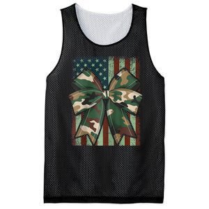 Camouflage Old Camo Bow Camo Coquette Bow Hunting Girl Women Mesh Reversible Basketball Jersey Tank