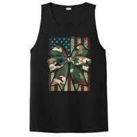 Camouflage Old Camo Bow Camo Coquette Bow Hunting Girl Women PosiCharge Competitor Tank