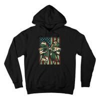 Camouflage Old Camo Bow Camo Coquette Bow Hunting Girl Women Tall Hoodie