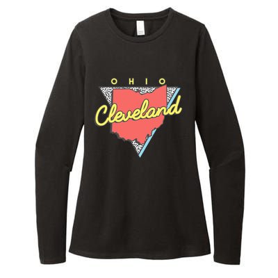 Cleveland Ohio City Oh Souvenir Gift Womens CVC Long Sleeve Shirt