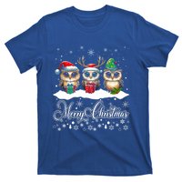 Cute Owl Christmas Gift Funny Owl Lovers Ugly Xmas Meaningful Gift T-Shirt