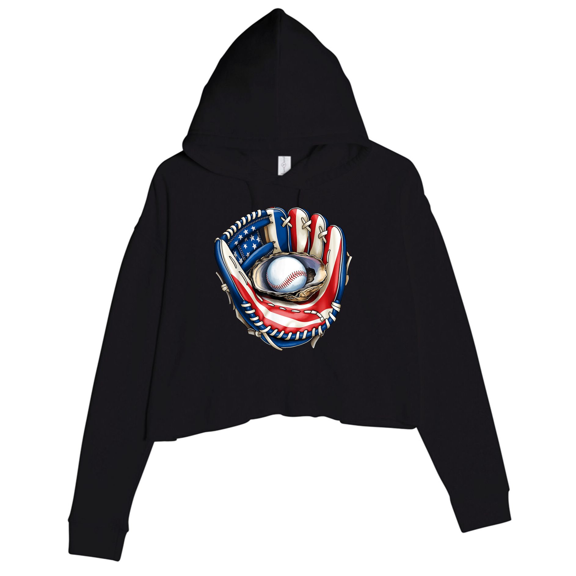 Chesapeake Oyster Catchers Conservation Hoodie – Wear Your Support For Marine Wildlife Crop Fleece Hoodie