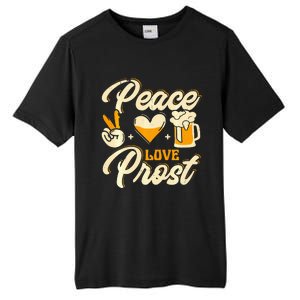 Cute Oktoberfest Costume Peace Love Prost Prost Humor Tall Fusion ChromaSoft Performance T-Shirt