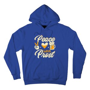 Cute Oktoberfest Costume Peace Love Prost Prost Humor Hoodie