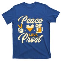 Cute Oktoberfest Costume Peace Love Prost Prost Humor T-Shirt