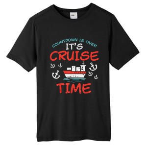 Countdown Over Cruise Time Ship Vacation Trip Cruising Gift Tall Fusion ChromaSoft Performance T-Shirt