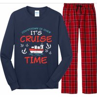 Countdown Over Cruise Time Ship Vacation Trip Cruising Gift Long Sleeve Pajama Set