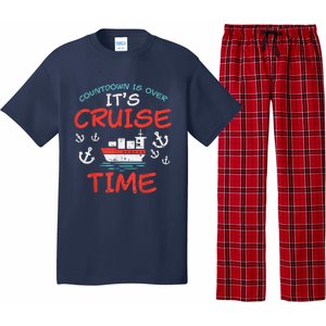 Countdown Over Cruise Time Ship Vacation Trip Cruising Gift Pajama Set