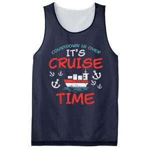 Countdown Over Cruise Time Ship Vacation Trip Cruising Gift Mesh Reversible Basketball Jersey Tank