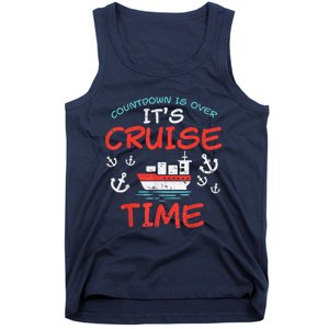 Countdown Over Cruise Time Ship Vacation Trip Cruising Gift Tank Top