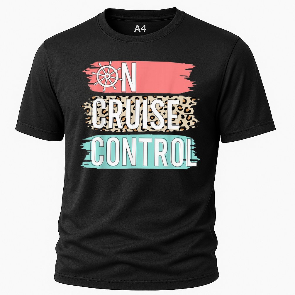 Control On Cruise Leopard Funny Summer Vacation Family Wo Performance Shirt