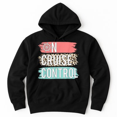 Control On Cruise Leopard Funny Summer Vacation Family Wo Hoodie