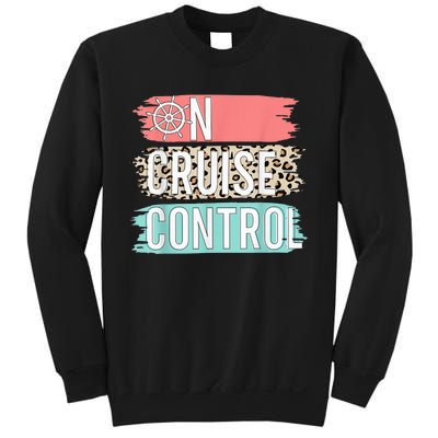 Control On Cruise Leopard Funny Summer Vacation Family Wo Sweatshirt