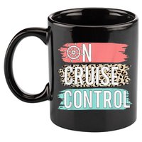 Control On Cruise Leopard Funny Summer Vacation Family Wo 11oz C Handle Ceramic Mug