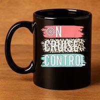 Control On Cruise Leopard Funny Summer Vacation Family Wo 11oz C Handle Ceramic Mug