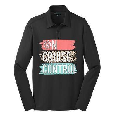 Control On Cruise Leopard Funny Summer Vacation Family Wo Silk Touch Performance Long Sleeve Polo