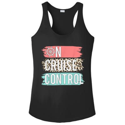 Control On Cruise Leopard Funny Summer Vacation Family Wo Ladies PosiCharge Competitor Racerback Tank