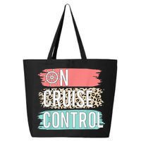 Control On Cruise Leopard Funny Summer Vacation Family Wo 25L Jumbo Tote