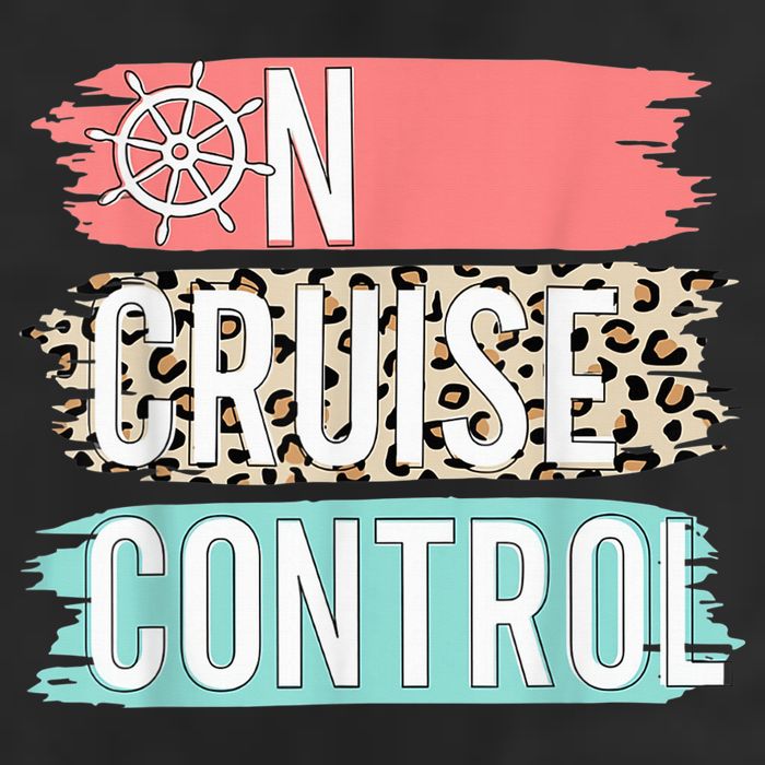 Control On Cruise Leopard Funny Summer Vacation Family Wo 25L Jumbo Tote