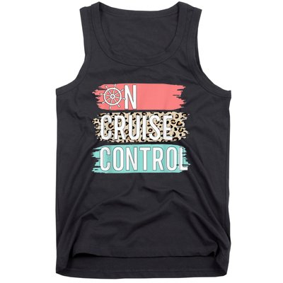 Control On Cruise Leopard Funny Summer Vacation Family Wo Tank Top