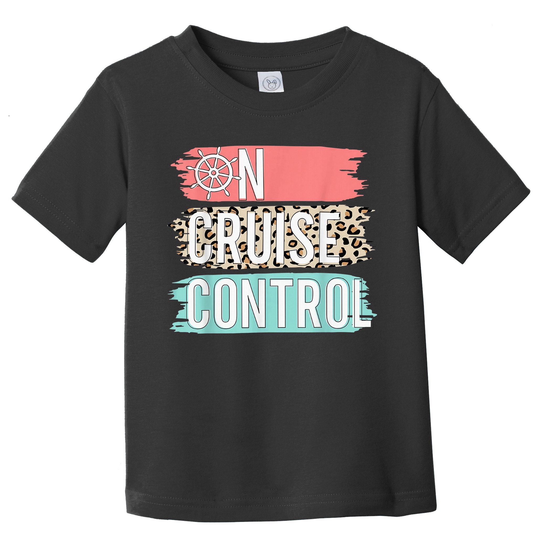 Control On Cruise Leopard Funny Summer Vacation Family Wo Toddler T-Shirt