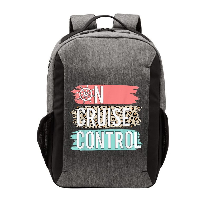 Control On Cruise Leopard Funny Summer Vacation Family Wo Vector Backpack