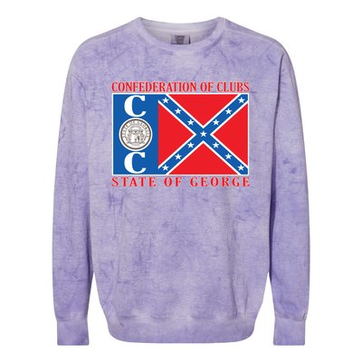 Confederation Of Clubs State Of George Colorblast Crewneck Sweatshirt