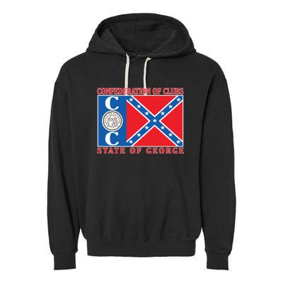 Confederation Of Clubs State Of George Garment-Dyed Fleece Hoodie