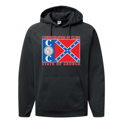 Confederation Of Clubs State Of George Performance Fleece Hoodie