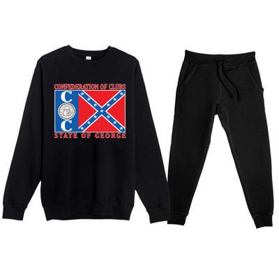 Confederation Of Clubs State Of George Premium Crewneck Sweatsuit Set