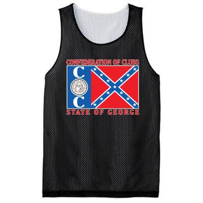 Confederation Of Clubs State Of George Mesh Reversible Basketball Jersey Tank