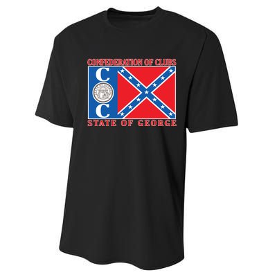 Confederation Of Clubs State Of George Performance Sprint T-Shirt