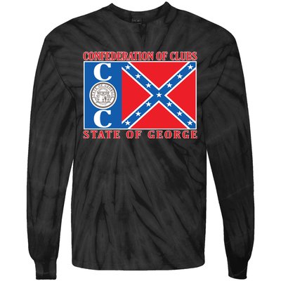 Confederation Of Clubs State Of George Tie-Dye Long Sleeve Shirt