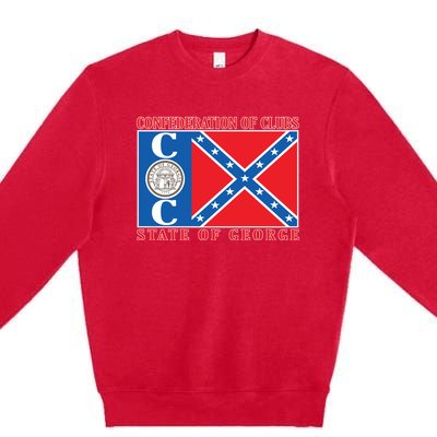 Confederation Of Clubs State Of George Premium Crewneck Sweatshirt