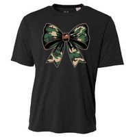 Camouflage Old Camo Bow Camo Coquette Bow Hunting Cooling Performance Crew T-Shirt