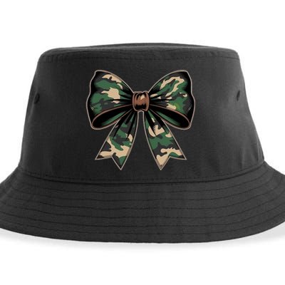 Camouflage Old Camo Bow Camo Coquette Bow Hunting Sustainable Bucket Hat